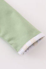 Premium Green turkey embroidery boy bubble - ARIA KIDS