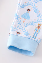 Premium Blue nutcracker print boy romper - ARIA KIDS