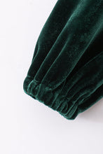 Premium Forest velvet lace girl dress - ARIA KIDS