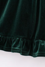 Premium Forest velvet lace girl dress - ARIA KIDS