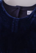 Premium Navy velvet lace dress - ARIA KIDS