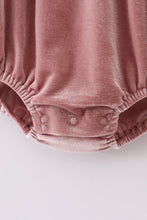 Premium Sand velvet ruffle bubble - ARIA KIDS