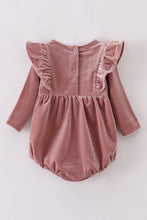 Premium Sand velvet ruffle bubble - ARIA KIDS