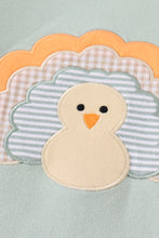 Premium Sage turkey applique boy set - ARIA KIDS