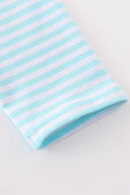 Premium Green stripe turkey embroidery boy top - ARIA KIDS