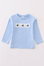 Premium Blue duck applique boy top - ARIA KIDS