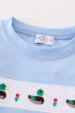 Premium Blue duck applique boy top - ARIA KIDS