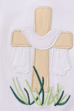 Premium White cross embroidery top - ARIA KIDS