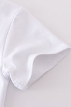 Premium White cross embroidery top - ARIA KIDS