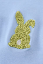 Premium blue bunny embroidery top - ARIA KIDS