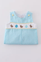 Premium mint bunny egg embroidery gingham jonjon - ARIA KIDS