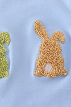 Premium Blue bunny embroidery romper - ARIA KIDS