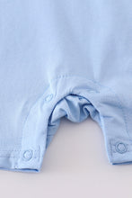 Premium Blue bunny embroidery romper - ARIA KIDS