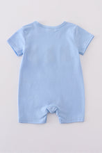 Premium Blue bunny embroidery romper - ARIA KIDS