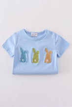 Premium Blue bunny embroidery romper - ARIA KIDS