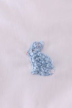 Premium Pink bunny embroidery gingham dress - ARIA KIDS