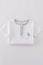 Premium White bunny embroidery set - ARIA KIDS