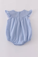 Premium blue cross embroidery bubble - ARIA KIDS