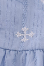 Premium Blue cross embroidery bubble - ARIA KIDS