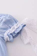 Premium Blue cross embroidery bubble - ARIA KIDS