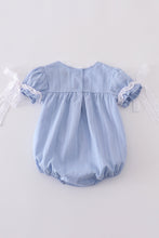Premium Blue cross embroidery bubble - ARIA KIDS