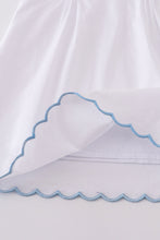 Premium cross embroidery flutter dress - ARIA KIDS