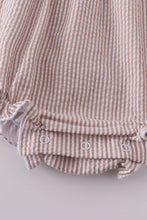 Premium brown cross embroidery bubble - ARIA KIDS