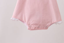 Pink ribbon ruffle bow bubble