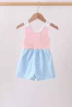 Pink & blue ruffle bow bubble