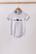 Green vehicle embroidery stripe bubble