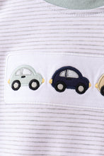 Green vehicle embroidery stripe bubble