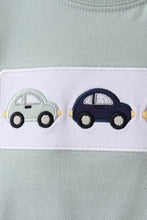 Green vehicle embroidery top