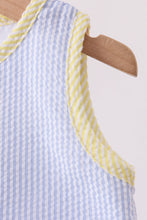 Blue seersucker pocket jonjon