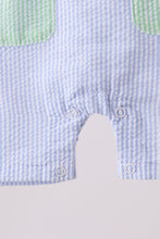 Blue seersucker pocket jonjon