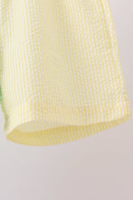 Colorblock pocket shorts set