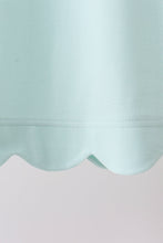 Mint Scalloped Bow Dress - ARIA KIDS