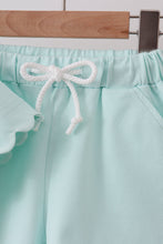 Mint Scalloped Shorts Set - ARIA KIDS