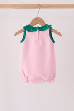 Pink Jack-O-Lantern applique bubble