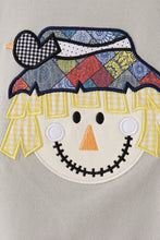 Gray Scarecrow Embroidery Top - ARIA KIDS