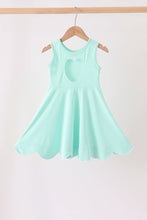 Mint Scalloped Dress