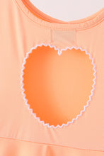 Coral Scalloped Dress