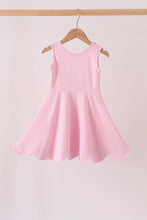 Pink Scalloped Dress