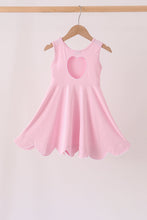 Pink Scalloped Dress
