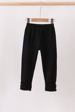 Black icing ruffle pants - ARIA KIDS