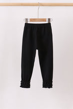 Black icing ruffle pants - ARIA KIDS