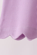 Lavender scalloped pants set
