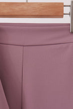 Dusty plum scallped zipper active set