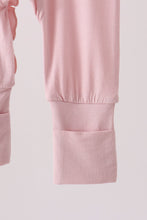 Pink ruffle zipper bamboo romper – view 4