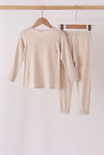 Beige bamboo pajama set – view 5