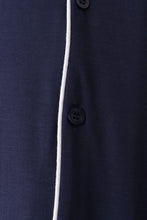 Navy bamboo mom pajama set – view 4